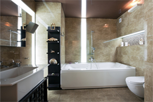 Bath tub installation and shower drain work in Glendale with Twins Plumbing